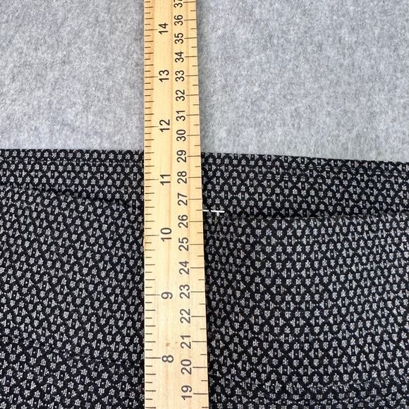 Loft Houndstooth Leggings Womens Black/White Pants Large High Waist Office Work - Picture 8 of 9